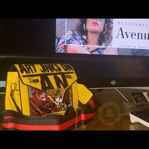 Graphic Print Fashion Junkie Crossbody Bag